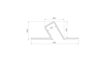 Profile LUMINES type Sono silver anodized 6,05 m